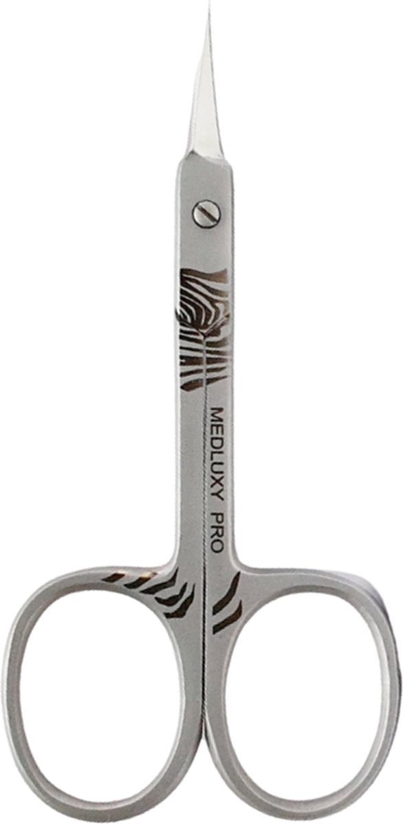 Goedkoopste MEDLUXY® - Nagelriemschaar (huid- en vellenschaartje) - Gebogen - Spits / Scherp punt - 9.5 cm - Classic - [Cuticle Scissor, Nagelriemknipper, verwijderen van nagelriemen]
