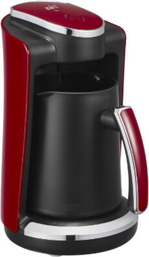 BORDEAG Elektrische koffiekan, 500 ml Elektrische Turkse koffiezetapparaat, 220V Espressomaker Inductie, Turkse Koffiemaker, Elektrische Turkse Koffiekan voor Thuis, Kantoor, Reizen (B