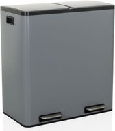 CLEAN XIII | 2 x 30L - Prullenbak Grijs