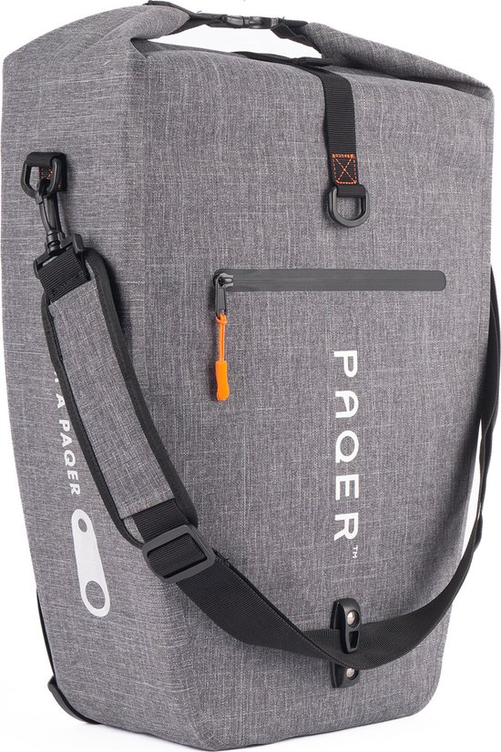 Fietstas Schoudertas Waterdicht Lynx Enkele Fietstas Rocky XL Wit