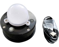 Lichteenheid (voor Lumi Lantaarn)-ABS-PC-LED Koel Wit kleur-zonne-energie-USB type C oplaadbare batterij Lumi