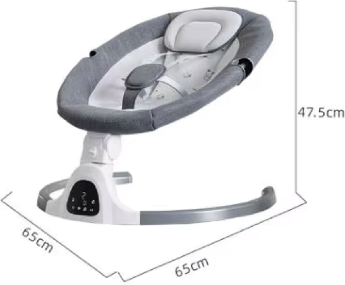 J&R Elektrische Wipstoel - Babystoel - Grijs thumbnail 6