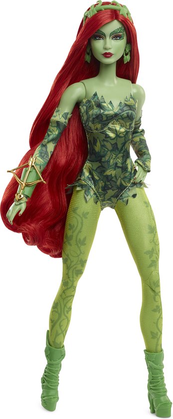 Mattel Batman Barbie Signature Collection 85e Verjaardag Poison Ivy Babypop Groen