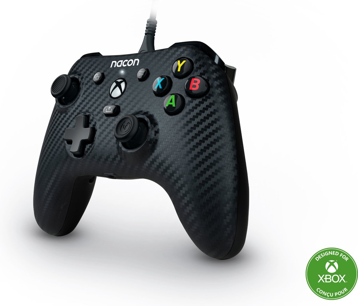 Nacon - Wired Evol-X Official Pro Controller - Xbox Series X - Carbon thumbnail 7