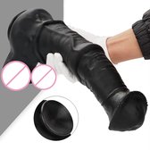 Gigantische anale dildo met zuignap - 34 x 8 CM - XXL - Groot - Tarzan - Unisex