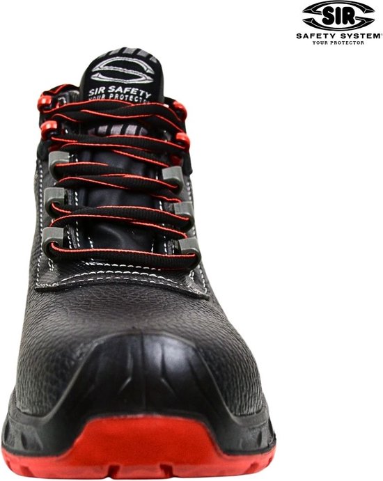 Nitras Pro Step 7210 S3 werkschoenen - met stalen neus - voor dames en heren, zwart, 39 EU