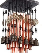 Achilles® Vintage Chinese Windbell - Kleurrijk Windgong - Windvanger - Tuin decoratie