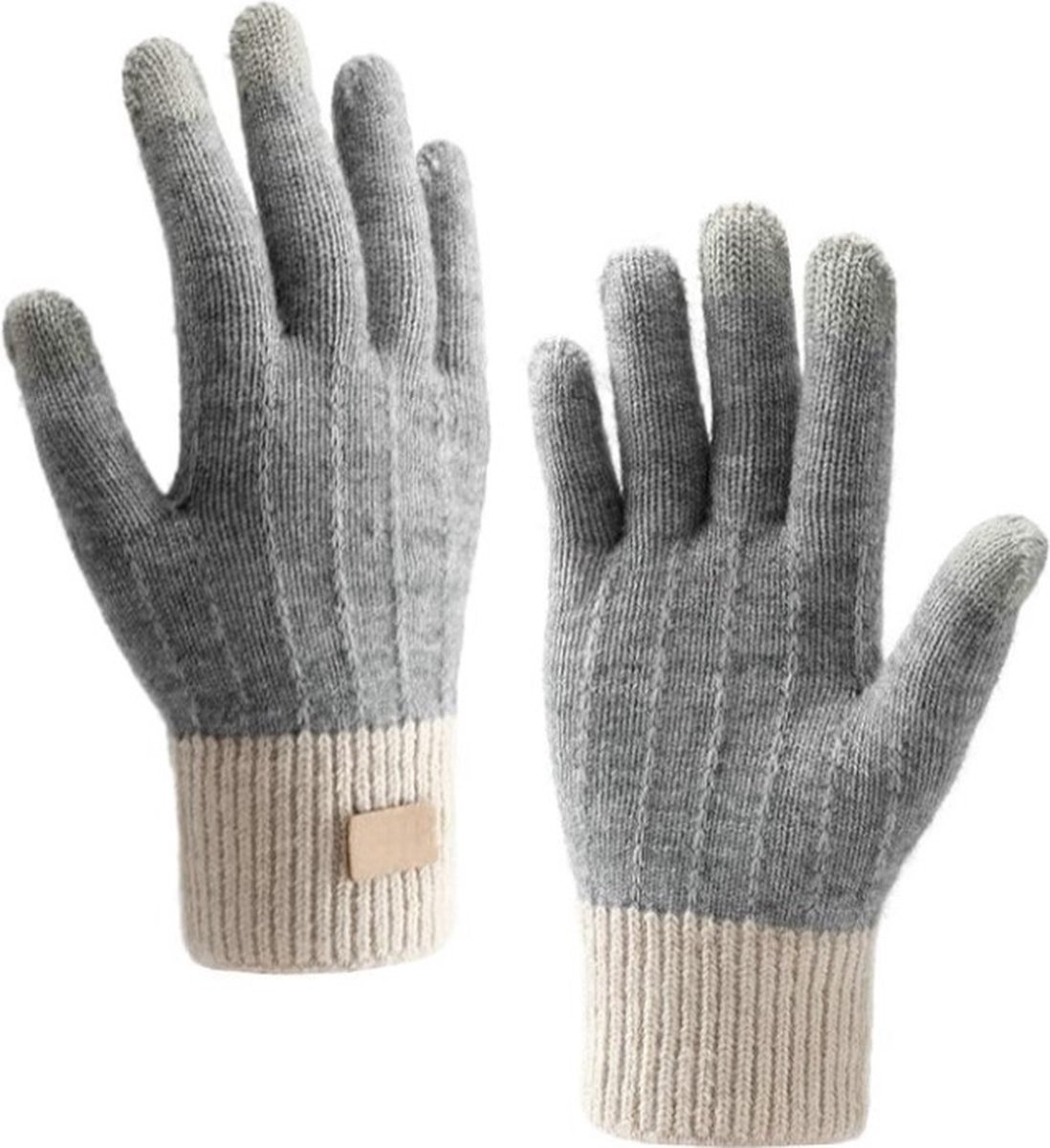 Dutchers.® Luxe Winter Handschoenen - Touch Tip Gloves - Touchscreen - Voor fiets, motor, scooter, sporten en wandelen - One-size - Winterhandschoenen - Unisex - Dames en Heren
