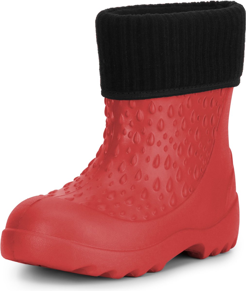 Ladeheid Kinder Regenlaarzen - Thermo Rubberlaarzen Vederlicht - EVA - LA-DW-KidsWinter - Rood 1841 - 30/31