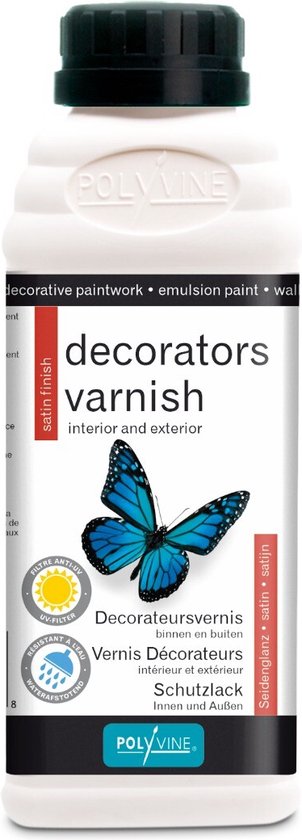Polyvine Decoratieve vernis zijdeglans 500ml