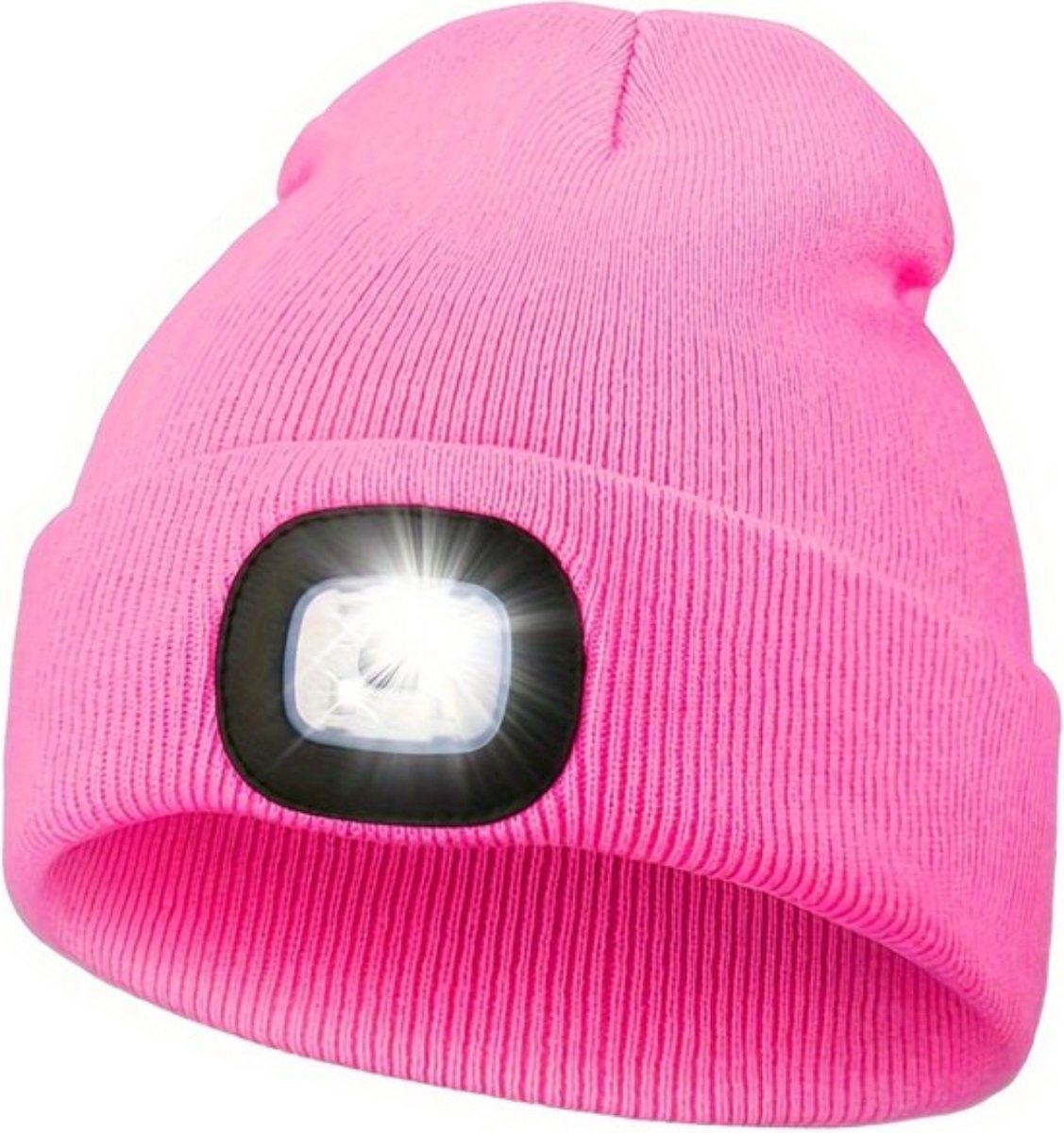 Bovista Wintermuts Heren Dames Volwassenen Muts Ski Mask Ski Masker Winter Masker Met Lamp Roze