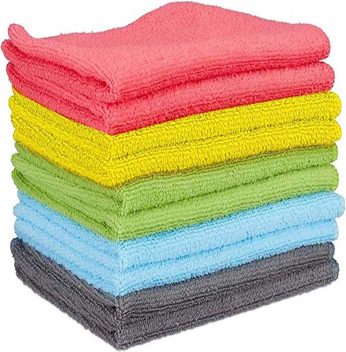 Goedkoopste Homéé Microvezel Schoonmaakdoekjes Vaatdoeken 340g/m² - Multi-pack - 40 x 40 cm - Set van 20 Stuks