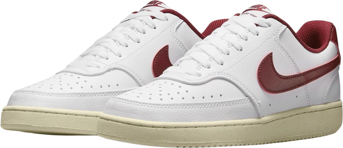 Nike Court Vision wit - rood