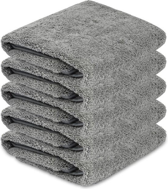 Microvezelstore - 5-Pack - Droogdoek Badkamer - Microvezel droogdoek - Fastdry - 60x90cm