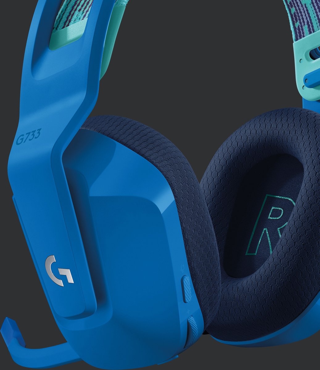 Logitech G733 LIGHTSPEED - Draadloze Gaming Headset - PS5/PS4 & PC - Blauw thumbnail 6