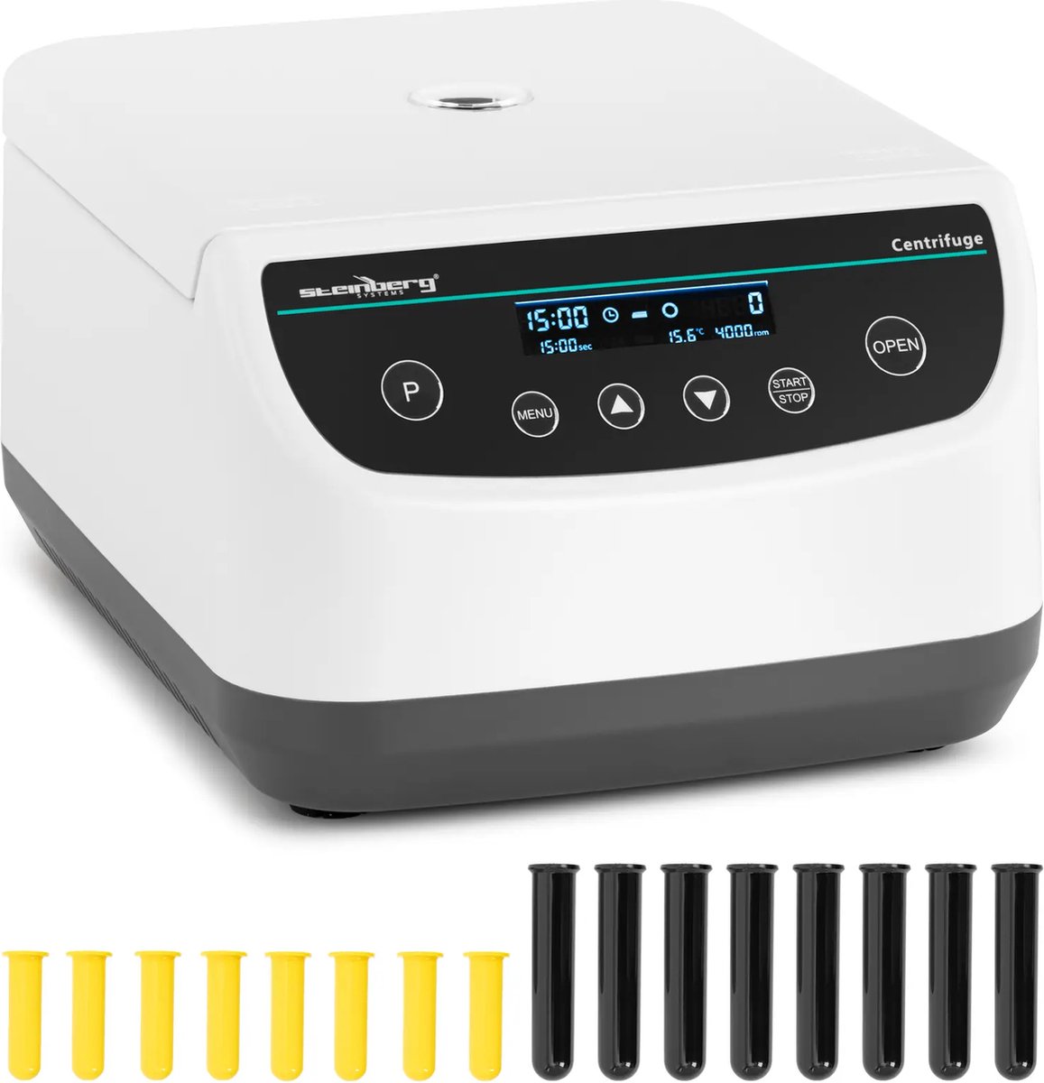 Tafelcentrifuge - 8 x 2 / 5 / 10 / 15 ml - RZB 2075 xg - Steinberg Systems