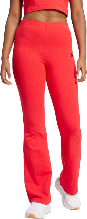 adidas Sportswear Essentials Small Logo Flared Legging - Dames - Rood- L