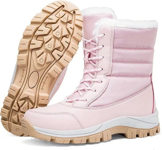 Nivard Bottes de neige pour femme - Raquettes - Bottes de neige - Femme - Sports d'hiver - Ski - Chaussures de ski - Violet - 39 - Bottes femmes