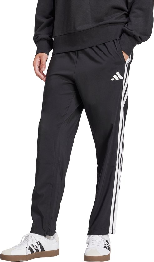 Adidas Sportswear Essentials 3-Stripes Stanford Open Hem Broek - Heren - Zwart