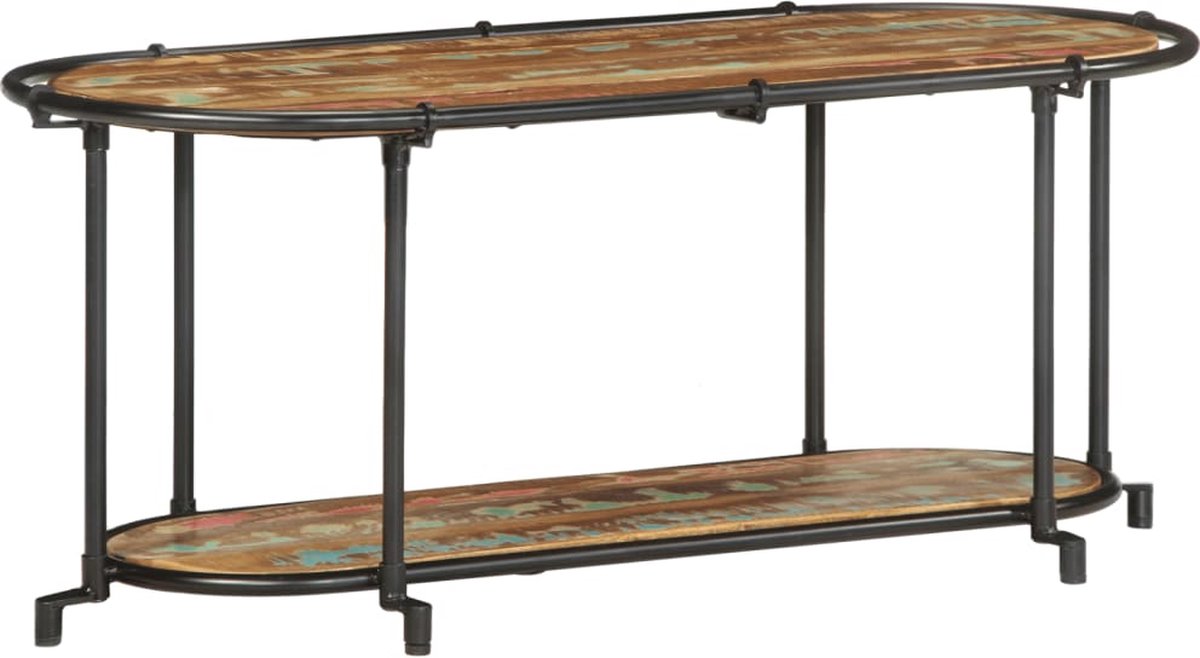vidaXL - Tv-meubel - 100x42x40 - cm - massief - gerecycled - hout