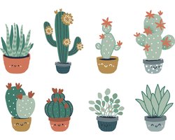 Vertbaudet Cactus-stickers