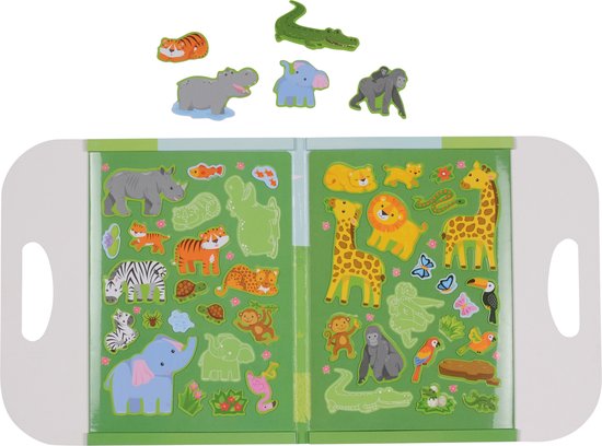Tiger Tribe magneetboek - In the Jungle van Tiger — afbeelding 2