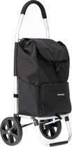 Mooiys Boodschappentrolley met Wielen - Opvouwbaar - Afneembare Boodschappentas - Boodschappenwagen 45L