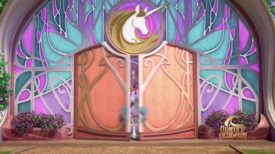 Unicorn Academy Unicorn Wildstar 28cm met licht en
