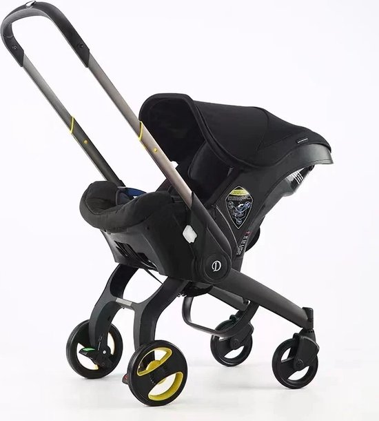 Gran Vida® - Kinderwagen - 4-in-1 Veiligheidskar - Verstelbare Stoel - Lichtgewicht - Opbergmand - Voor Baby's tot 2 Jaar