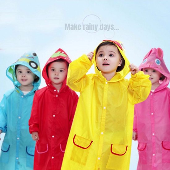 Combinaison Pluie Enfant Imperméable - Garçon/Fille 2-10 Ans - Léger Et Réutilisable