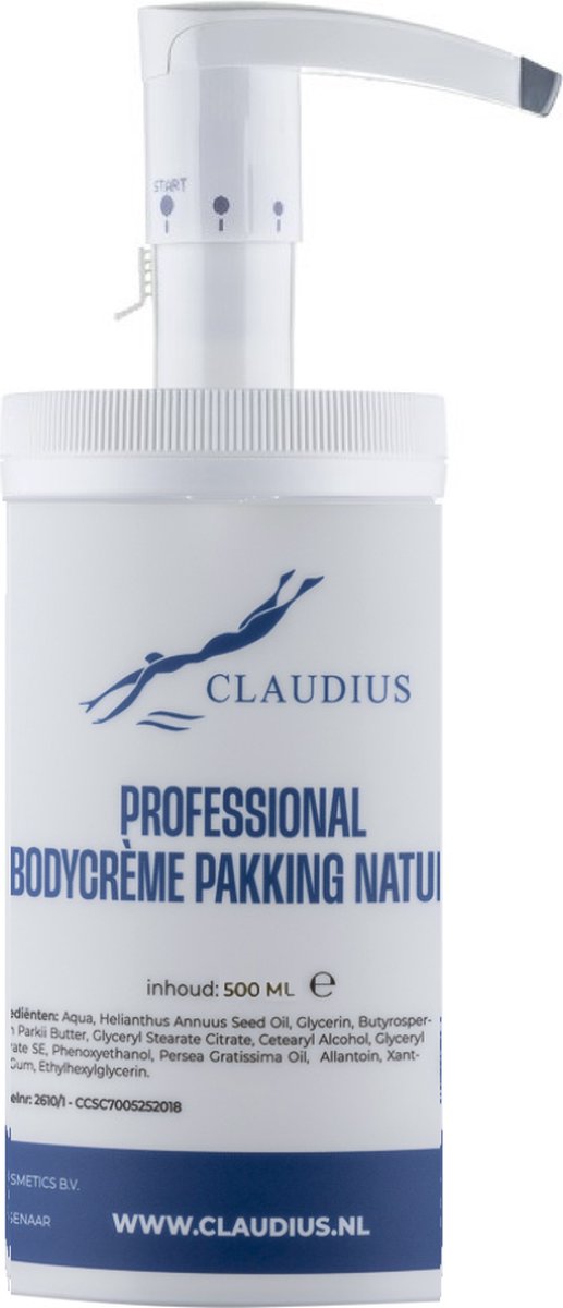 Goedkoopste Professional Bodycrème Pakking Naturel - 500 ml - in handige salonverpakking
