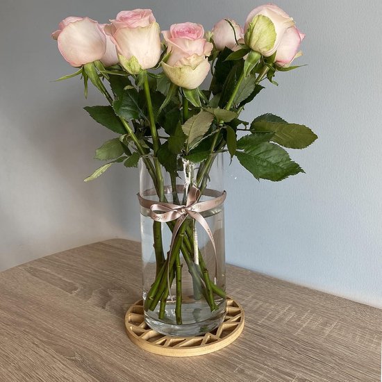 Set van 4 bamboe onderzetters | Pennenshop XL