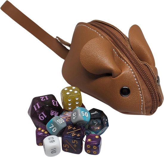 Foto: Whiskered fortune dice bag bruin