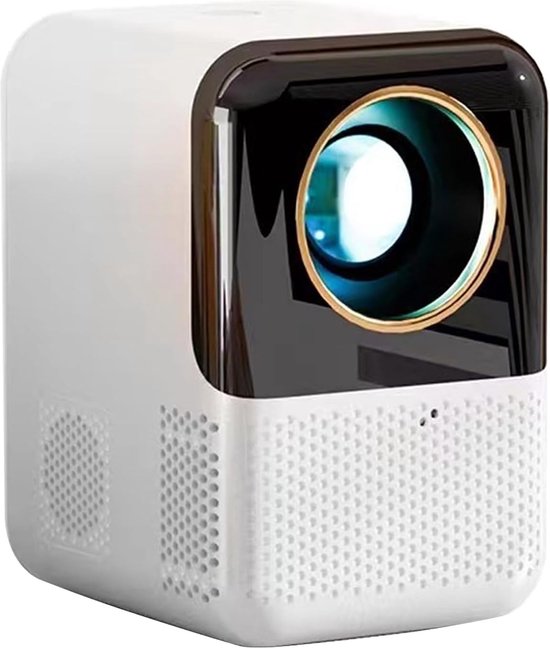 Miniprojector X10 - Draagbare Smart TV-projector - 4K-ondersteuning - 180 ANSI Lumen - 5GWiFi Bluetooth - Homevideoprojector - Wit