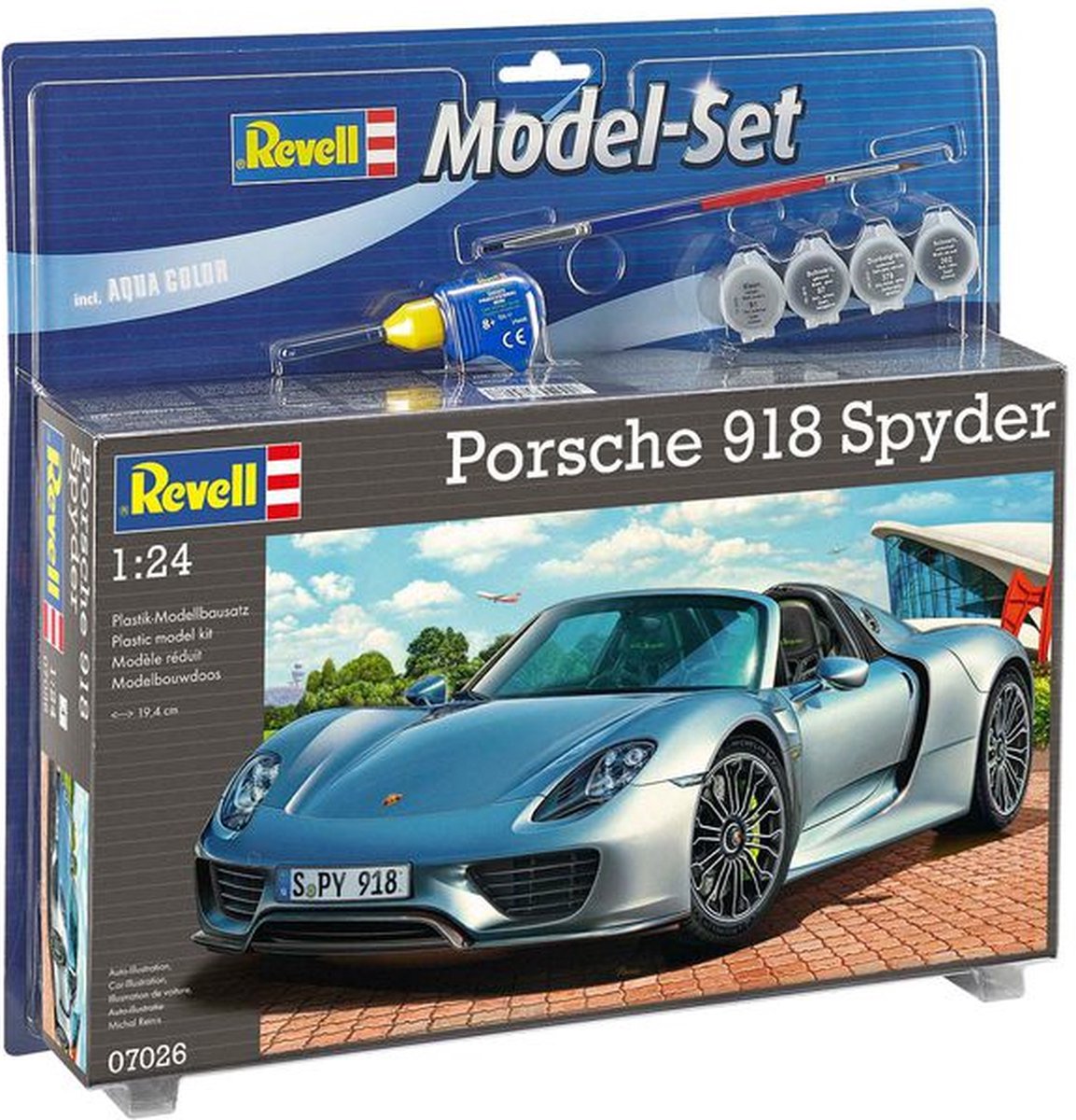 Revell Modelbouwpakket Auto - 67026 Porsche 918 Spyder Car - Model Set Plastic - 1:24 - Modelbouw — afbeelding 5