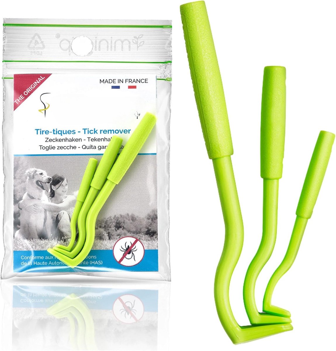 Lexium Tekentang - Tekenpincet - Tekenverwijderaar - Tekenpincet mens - Teek pincet - Tekenlasso - Tekenhaak - Tekentang voor honden en katten