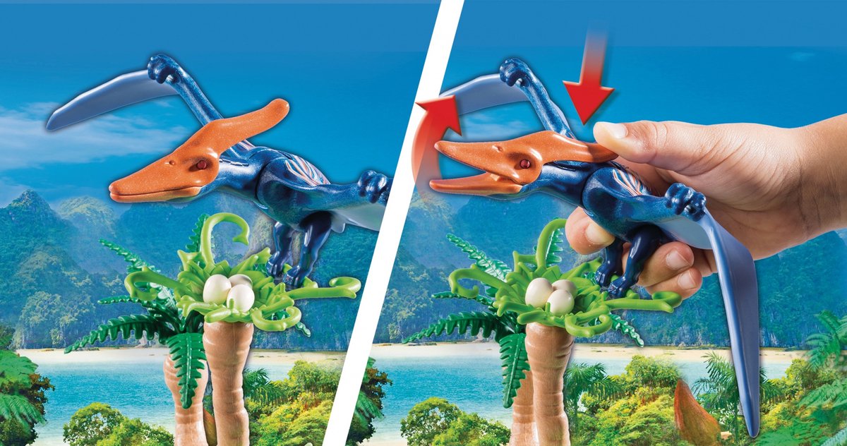 PLAYMOBIL Dinos Helikopter met Pteranodon - 9430 — afbeelding 4