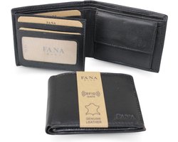 Fana Bags Heren Portemonnee Leer - RFID - Compacte Portemonnee Heren - Leren Portemonnees - Portefeuille Heren - Billfold -Kerstcadeau Fana Bags Heren Portemonnee Leer - RFID - Compacte Portemonnee Heren - Leren Portemonnees - Portefeuille Heren - Billfold -Kerstcadeau