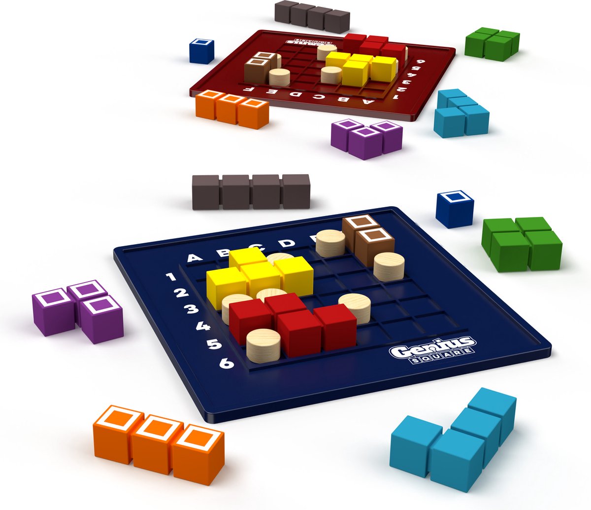 SmartGames Genius Square - Snel & Strategisch Denkspel - Meer dan 62.000 Puzzelcombinaties - Solospel & 2 Spelers - Vanaf 6 Jaar — cadeau in Spellen & Speelgoed - foto 5