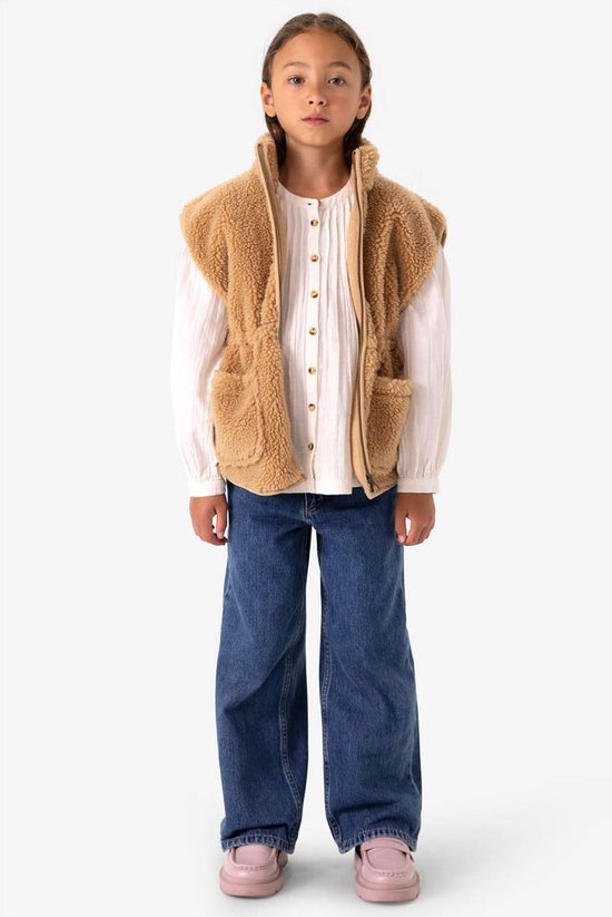 Knit Factory Rosie Gilet Teddy - Dames gilet - Dames vest - Nu 20% korting