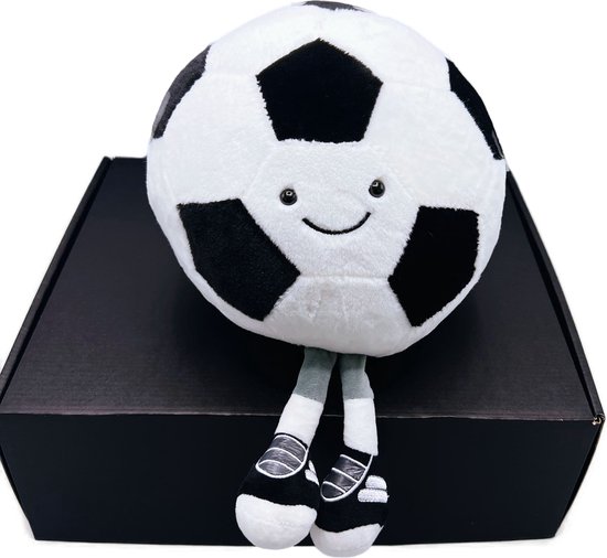 Kraamcadeau, mijn eerste voelbal, kraamcadeau jongen, kraamcadeau meisje - meer kleuren mogelijk - pluche voetbal XL - kan ook rechtstreeks als cadeau worden verstuurd van Little Dutch — afbeelding 2