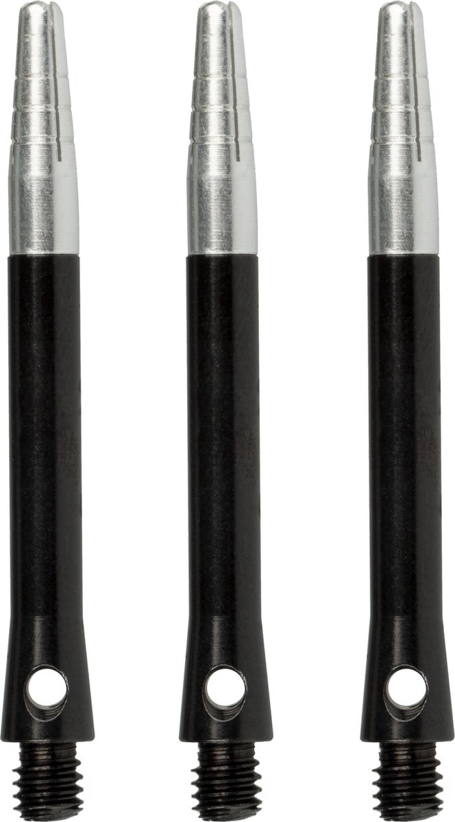 Faver Aluminium Dart Shafts - Roterende Top - 3 stuks - lengte 5,5 cm