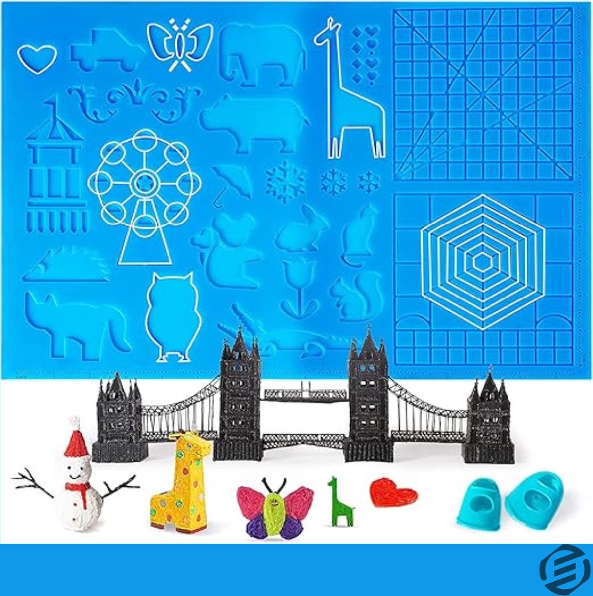Equivera 3D Pen - 3D Starterspen - 3D Pen Starterspakket - Knutselen en Tekenen - 3D Printen - Incl. Vullingen en Filament - Kinderen en Volwassenen
