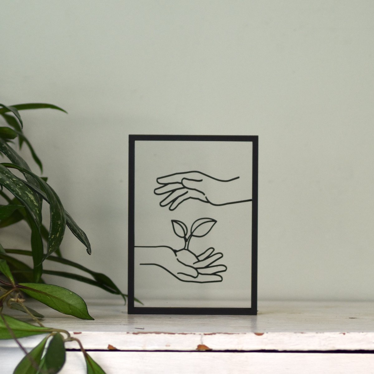 Houten lijstje – Floating Frames – Groei