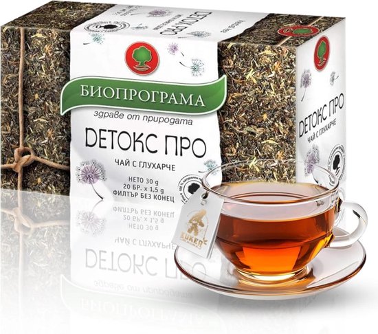 Paardenbloem Thee Detox Pro Gezondheid uit de natuur 20 stuks