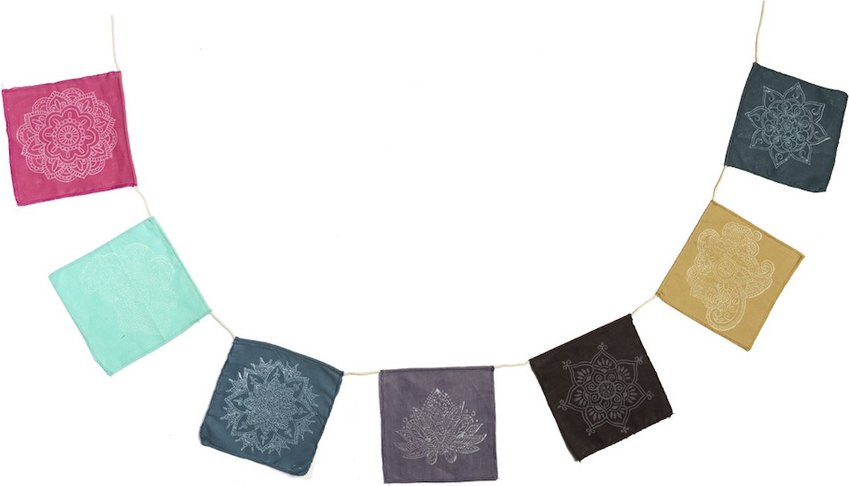 Mandala Bunting | Woonslinger | Kleurig