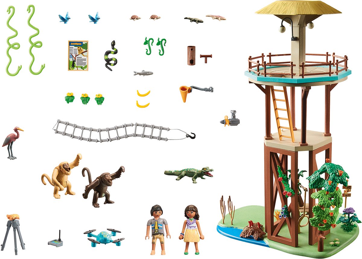 PLAYMOBIL Wiltopia Onderzoeksstation met kompas - 71008 — afbeelding 10