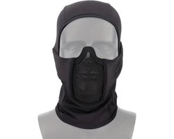 Nivard Airsoft Masker - Paintball - Mask - Tactical Helmet - Helm - Zwart
