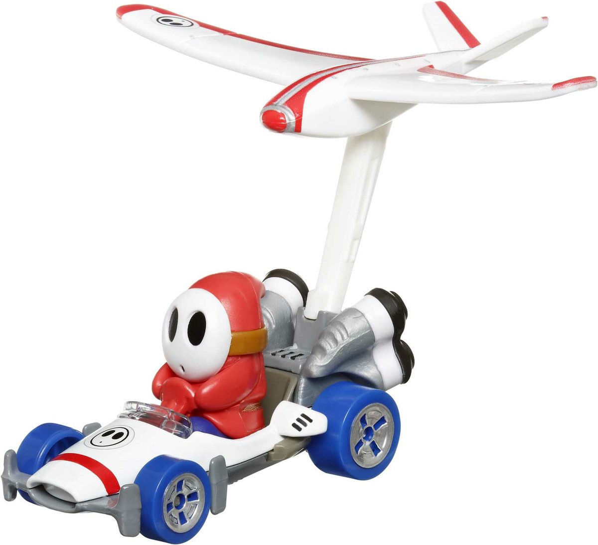 Hot Wheels - Mariokart - Shy Guy - B-Dasher + Plane Glider - 1:64