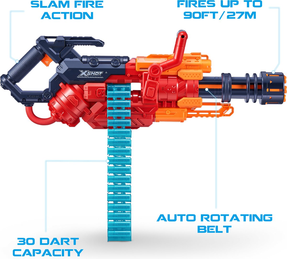 XSHOT Excel Crusher met 48 Darts van ZURU - speelgoedblaster — afbeelding 2